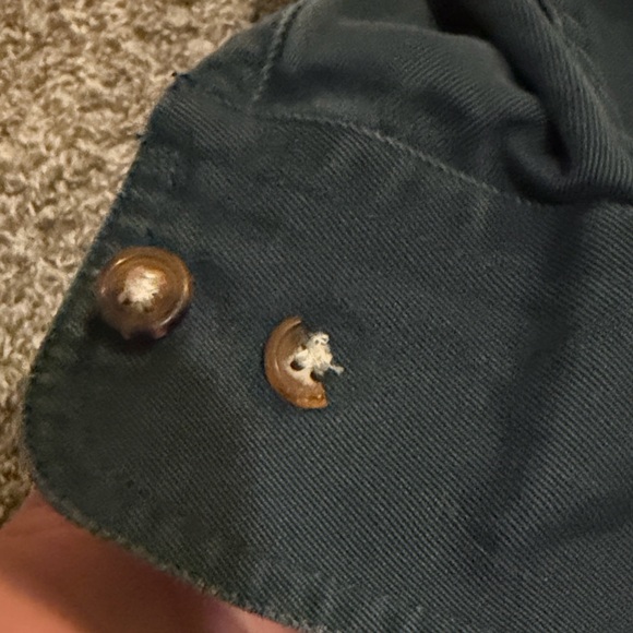 Men's Button-Down Shirt in Deep Green Bob Timberlake 100% Cotton XL - Picture 6 of 7